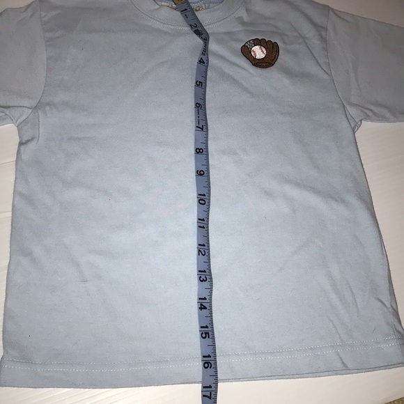 Boys Baseball glove/ball monogrammed S/S T-Shirt - Picture 4 of 7